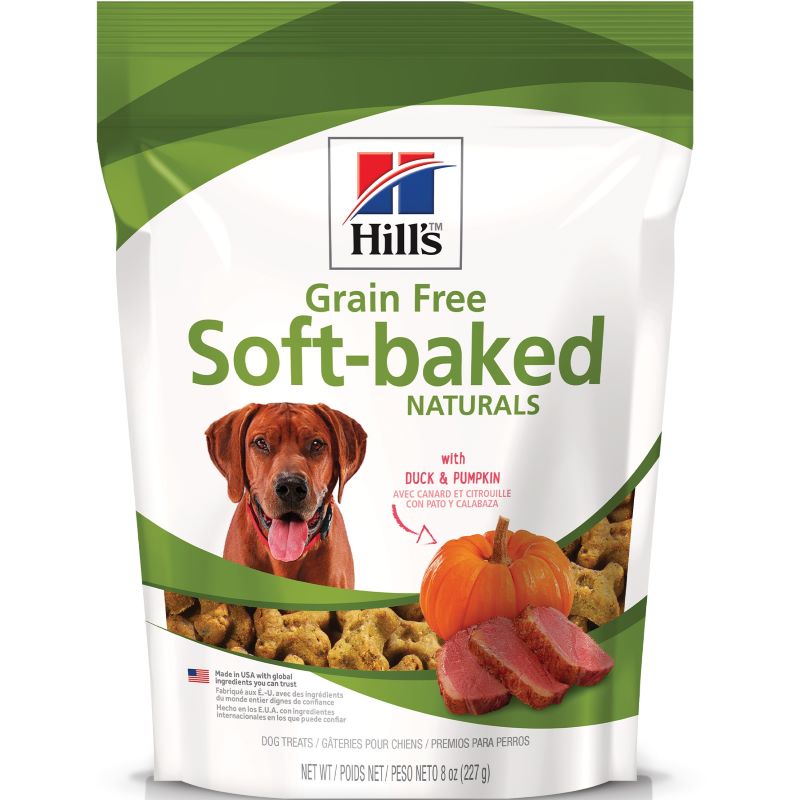 Hill's Soft-Baked Naturals Duck/Pumpkin Dog Treats 8 oz