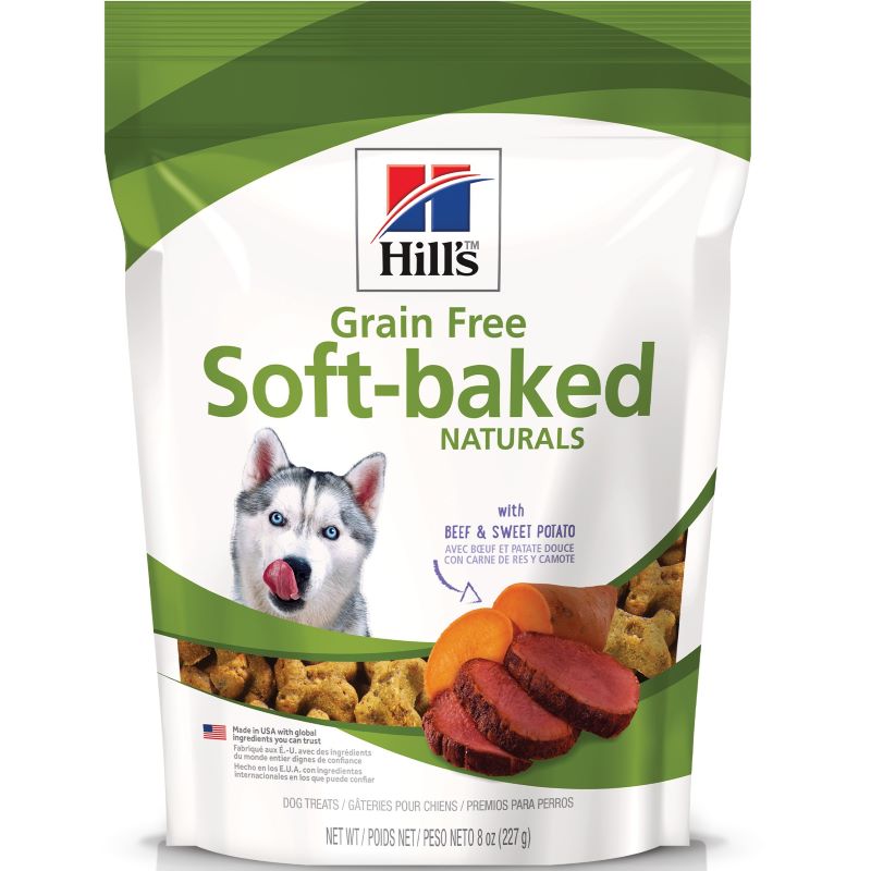 Hill's Soft-Baked Naturals Beef/Sweet Potato Dog Treats 8 oz