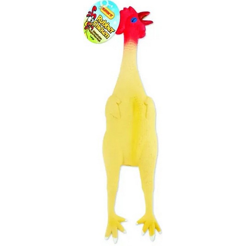 Rubber Chicken Dog Toy