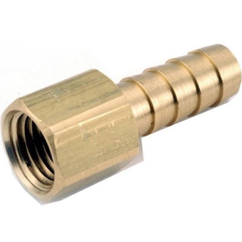 Brass Barb Hose Adapter 3/8 in