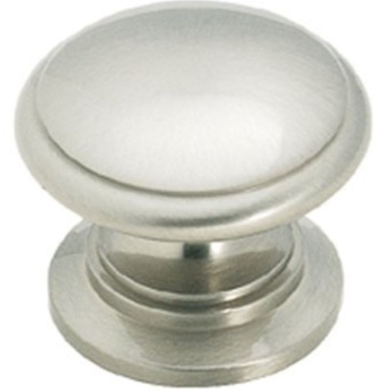 Satin Nickel Heritage Knob 1-1/4 in