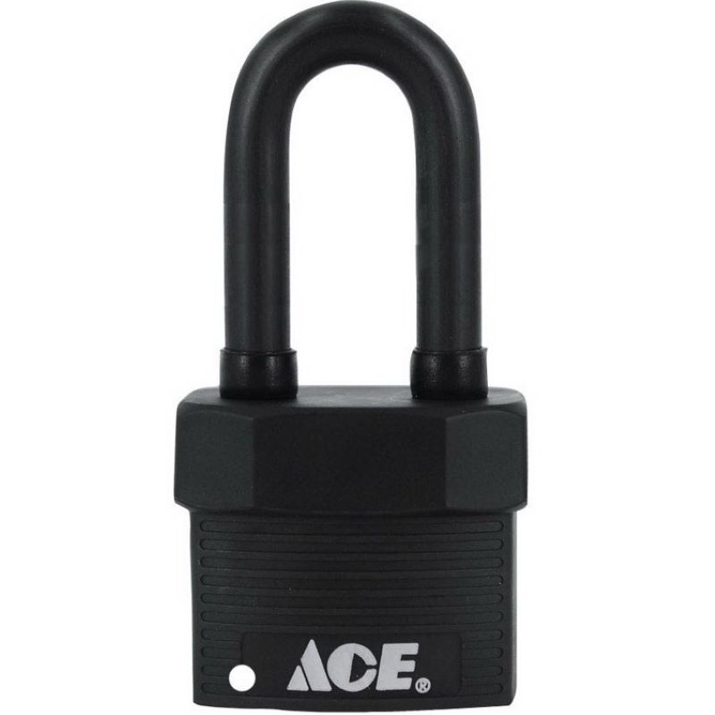 Ace Black Steel Padlock 1 5/8 x 1 3/4"