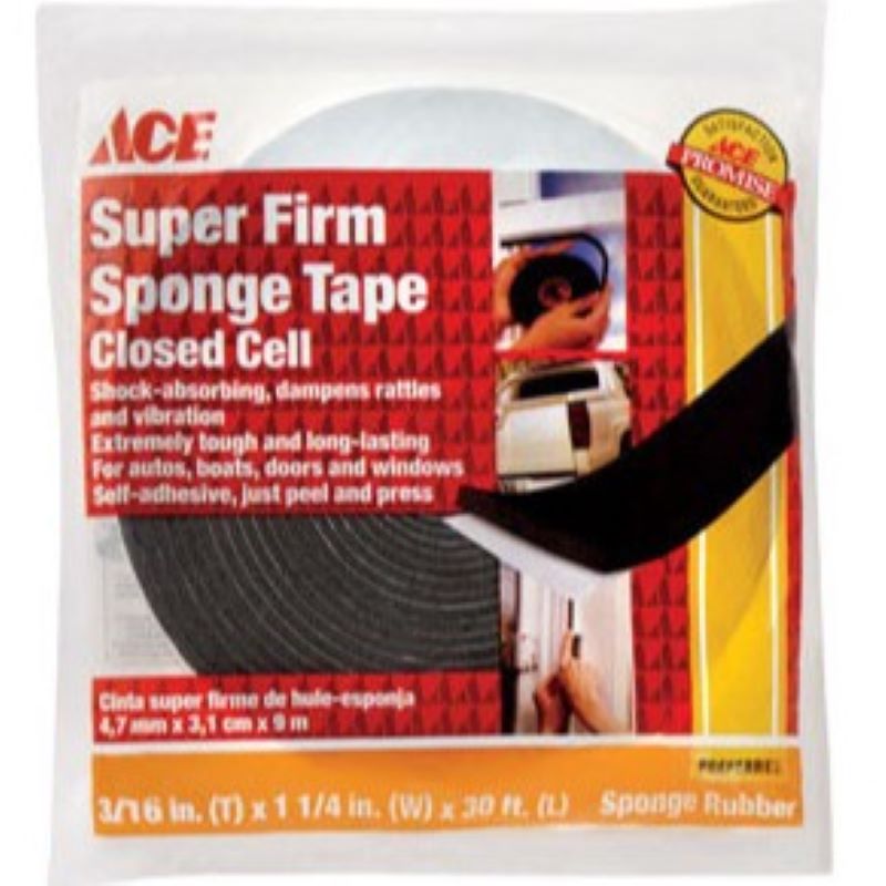 Super Firm Sponge Tape 1-1/4"x3/16"x30'