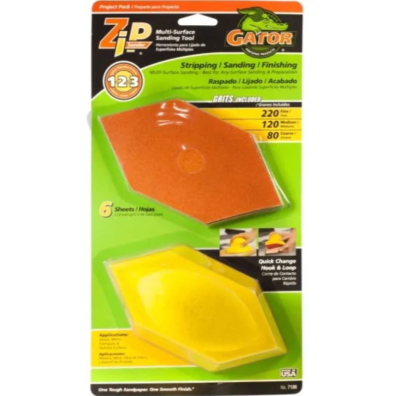Gator Zip Sander Tool Kit 6"x3"