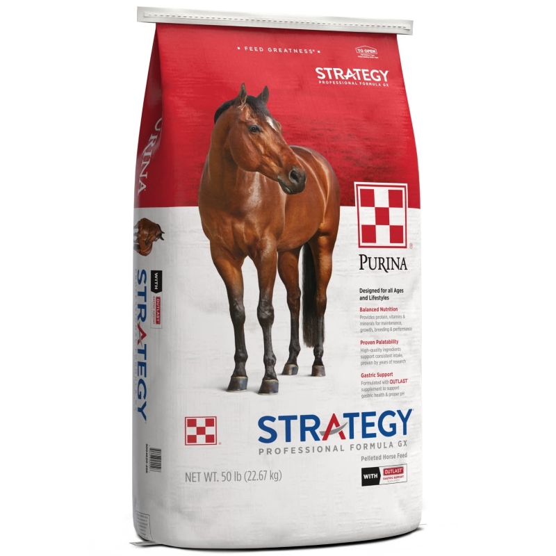 Purina Strategy Professional Formula GX Horse Feed 50 lb