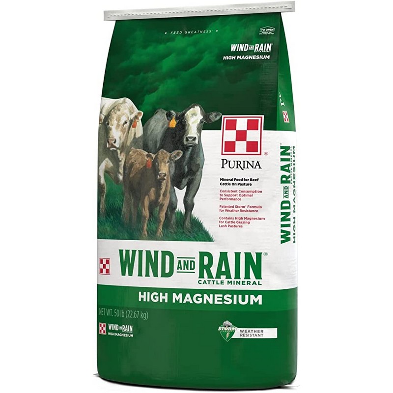 Purina Wind & Rain Storm Hi Mag 50 lb