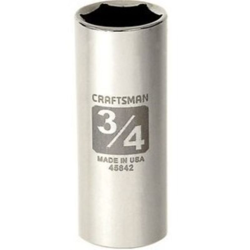 Craftsman 6 Point Deep Socket 3/8"x3/4"