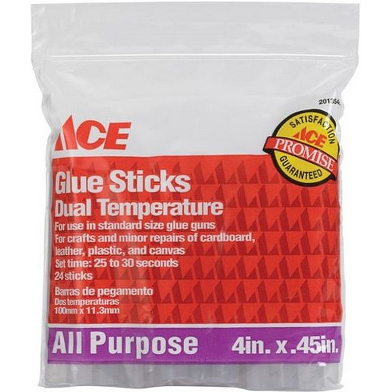Ace Glue Sticks 4 in 24 ct