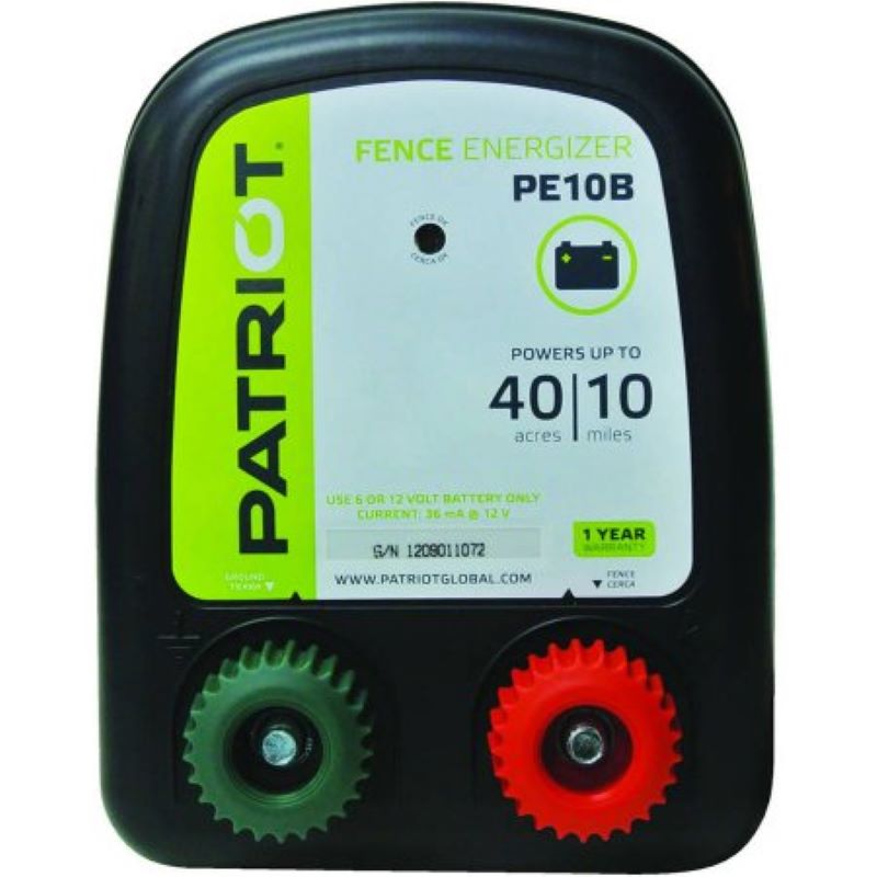 Patriot PE10B Fence Energizer