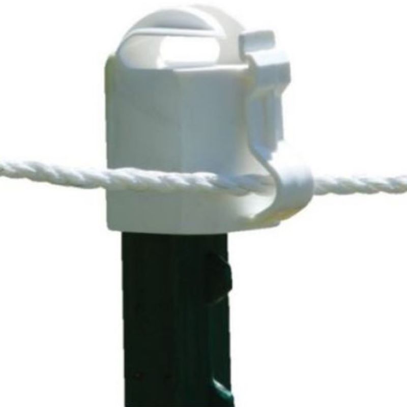 Insulated White T-Post Topper