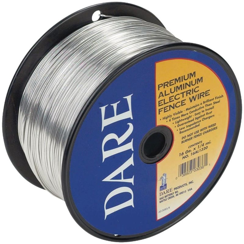 Premium Aluminum Electric Fence Wire 16 ga 1/4 mile