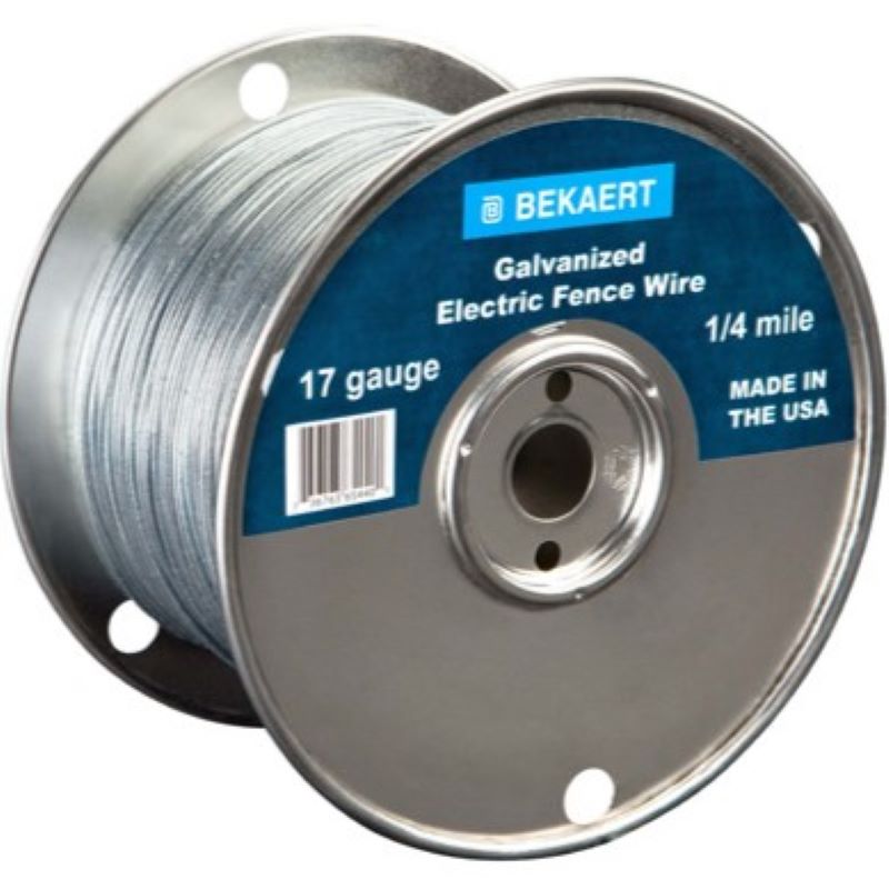 Galvanized Electric Fence Wire 17ga 1320 ft