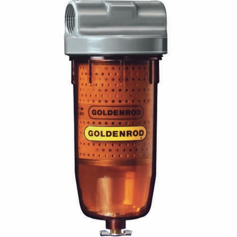 Goldenrod Steel Fuel Tank Filter 25 GPM