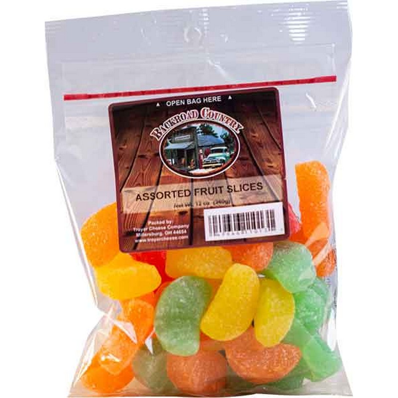 Assorted Fruit Slices Candy 12 oz