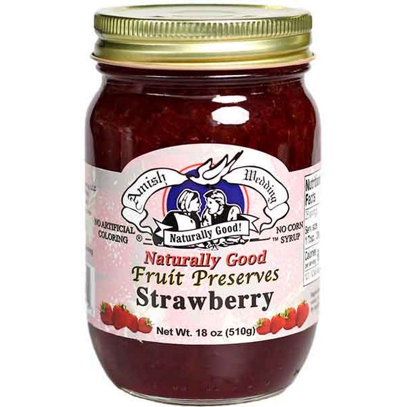 Strawberry Fruit Preserves 18 oz