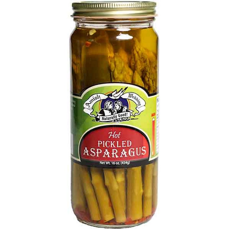 Hot Pickled Asparagus 16 oz