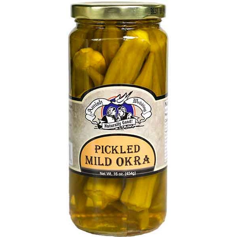 Pickled Mild Okra 16 oz
