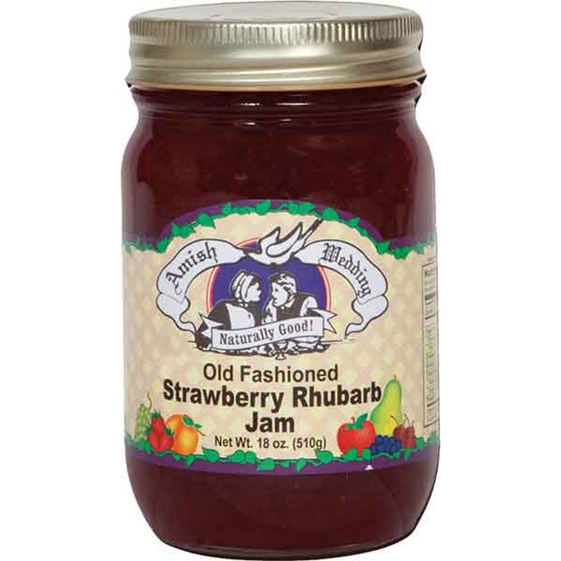 Strawberry Rhubarb Jam 18 oz