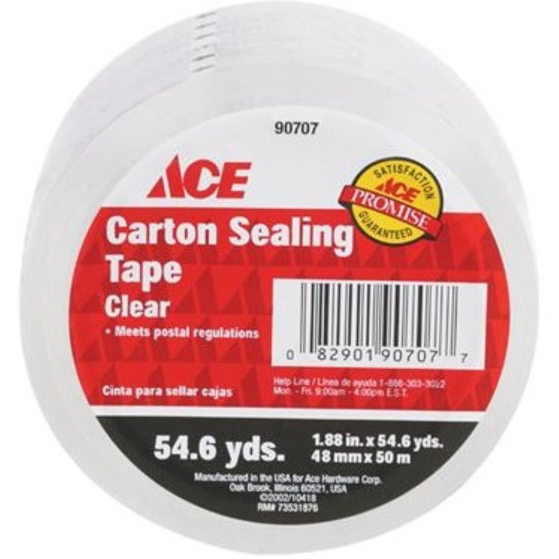 Clear Carton Sealing Tape 54.6 yd
