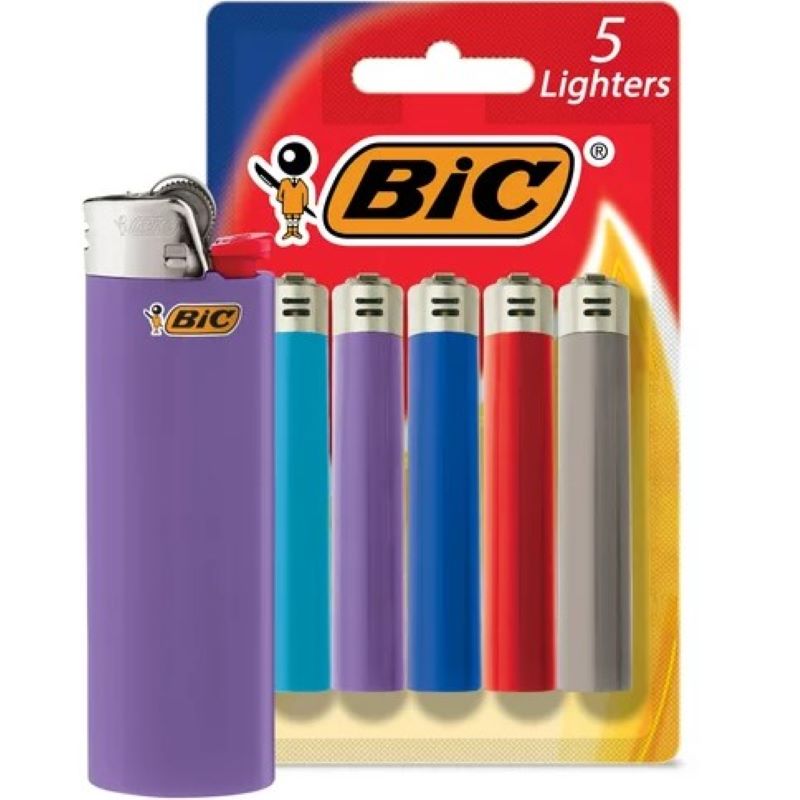 BIC Disposable Lighter 5 ct