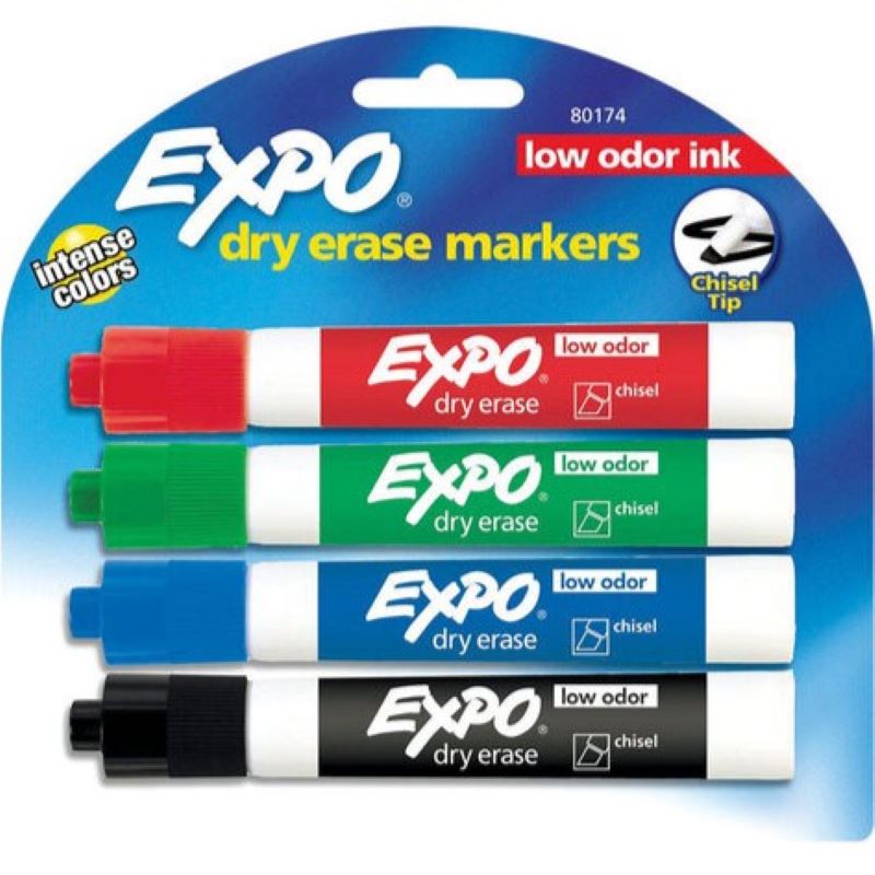 Expo Dry Erase Marker 4 ct
