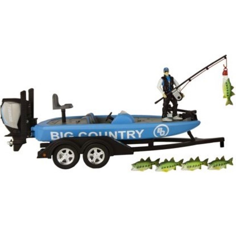 Toy Bass Boat & Trailer