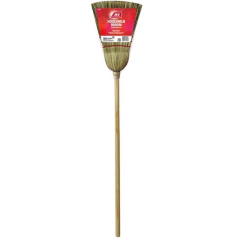 Stiff Bristle Broom 42 in Handle