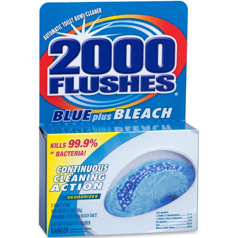 2000 Flushes Toilet Bowl Cleaner 2 Ct