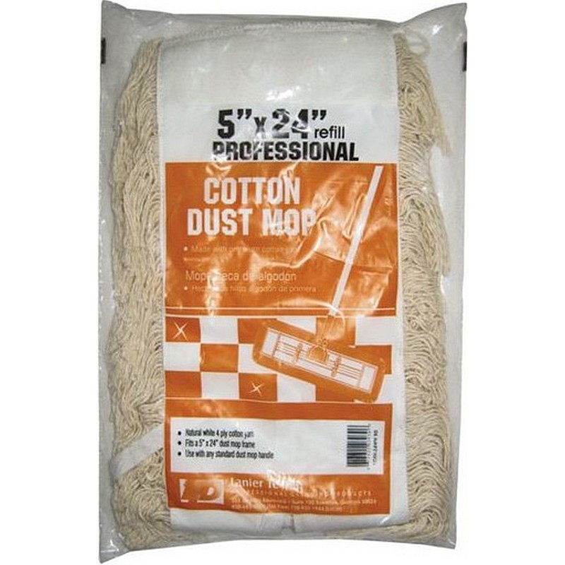 Cotton Dust Mophead Refill 5 x 24"