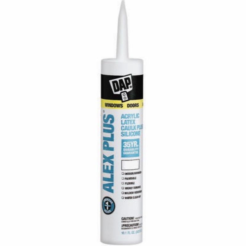 Acrylic Latex Caulk with Silicone 10 oz