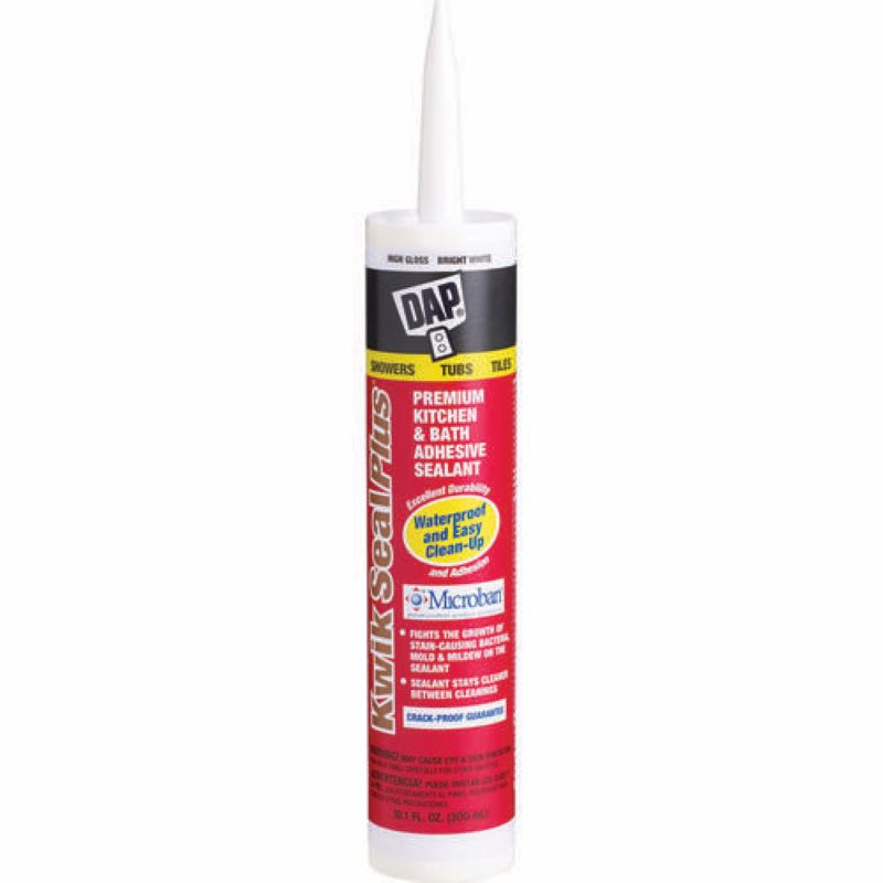 DAP White Adhesive Sealant 10 oz