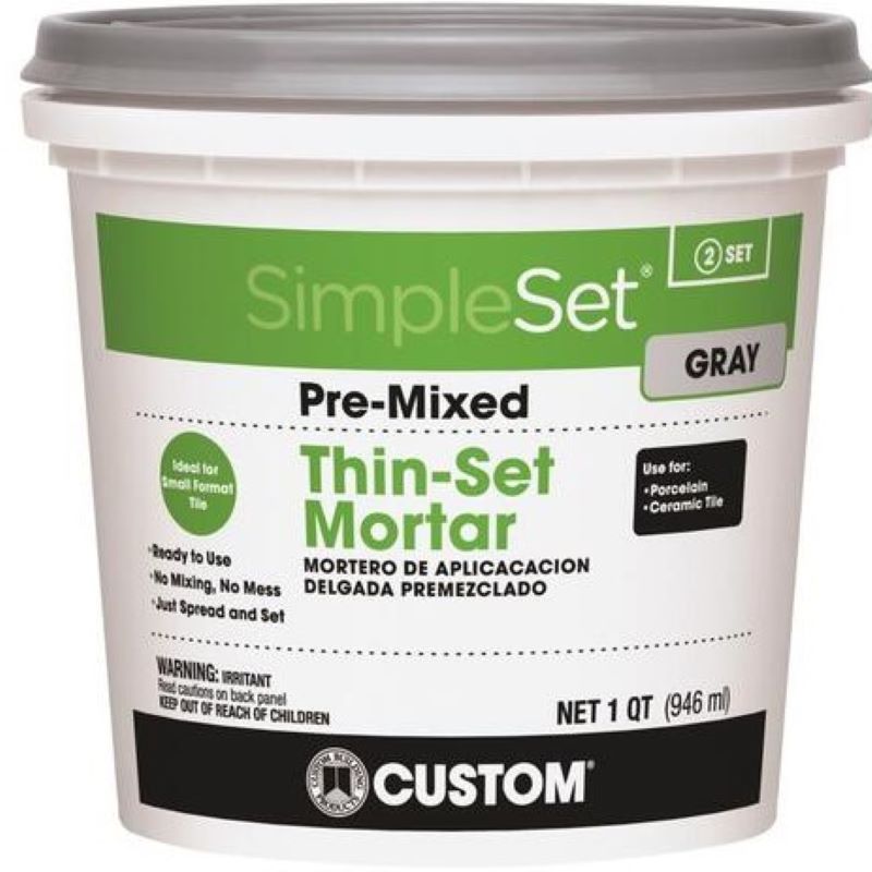 Gray Thin-Set Mortar 1 qt