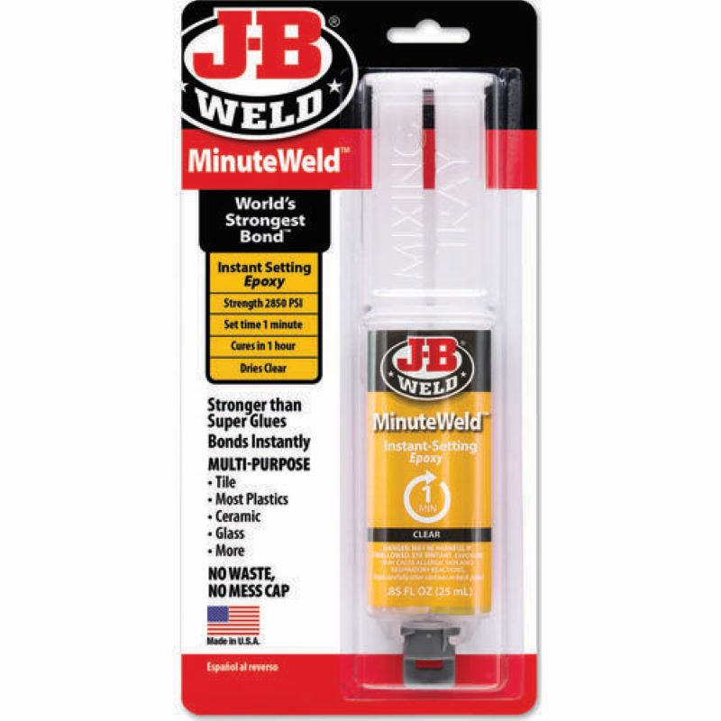 JBWeld Clear Epoxy Adhesive Syringe 25 ml Nixa Hardware