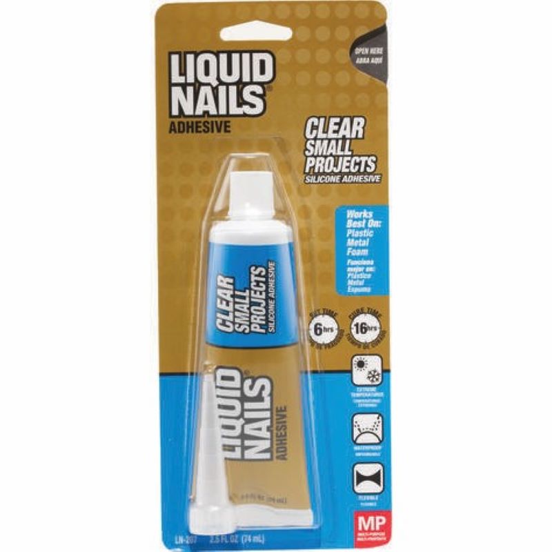 Liquid Nails Silicone Adhesive 2.5 oz