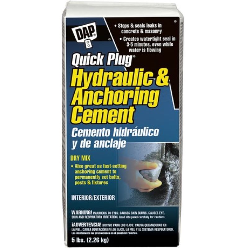 DAP Quick Plug Hydraulic & Anchoring Cement 5 lb