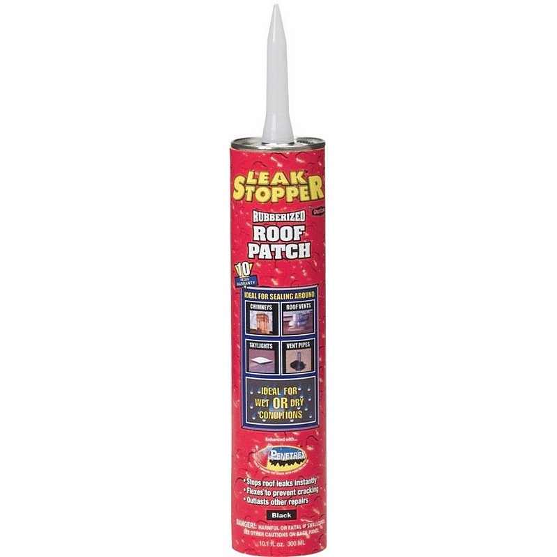Leak Stopper Rubberized Roof Patch 10 oz