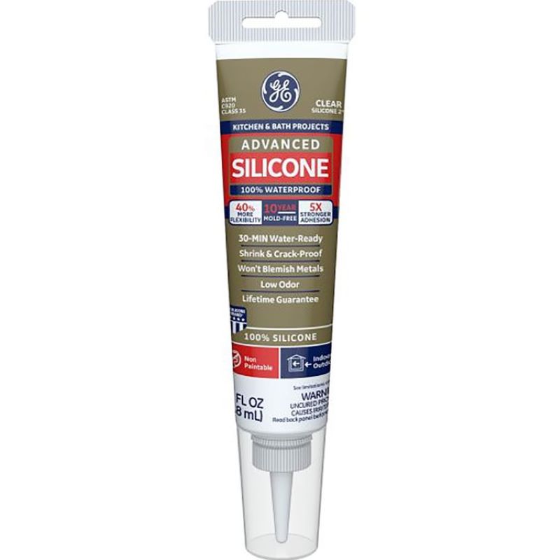 GE Kitchen & Bath Clear Sealant 2.8 oz