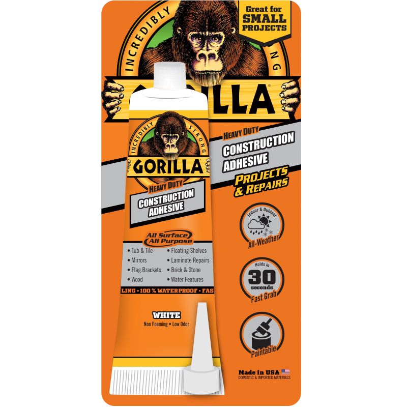 Gorilla Construction Adhesive 2.5 oz