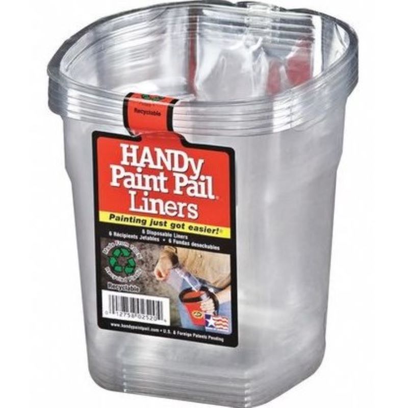 Handy Paint Pail Liners 6 ct