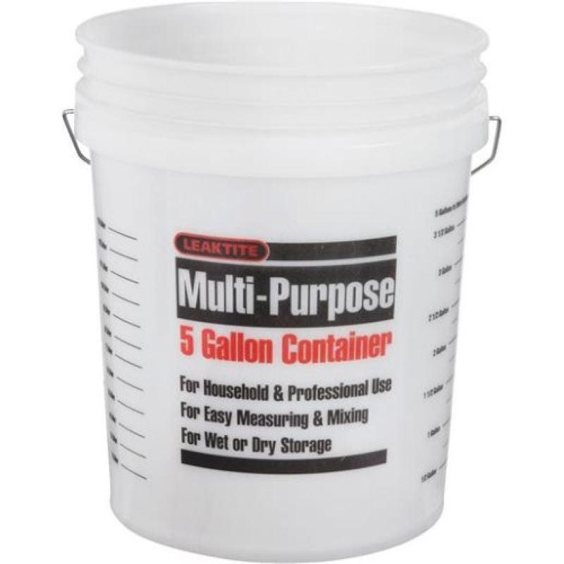 Multi-Purpose Clear Paint Pail 5 gal