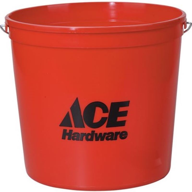 Ace Red Plastic Bucket 10 qt