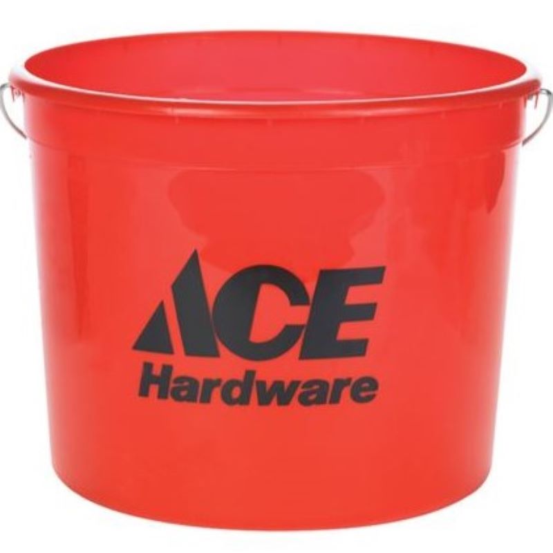Ace Red Plastic Bucket 5 qt