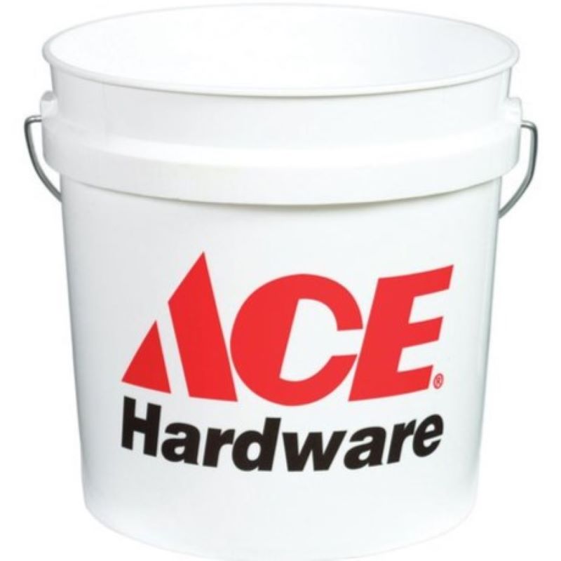 Ace White Plastic Bucket 2 gal