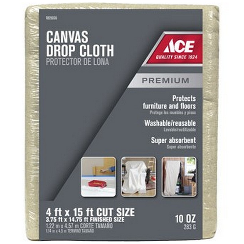 Canvas Drop Cloth 4 x 15 ft