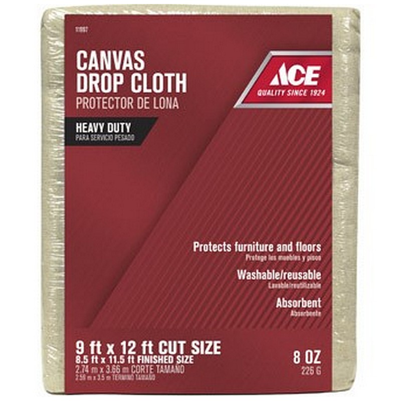 Canvas Drop Cloth 9 x 12 ft