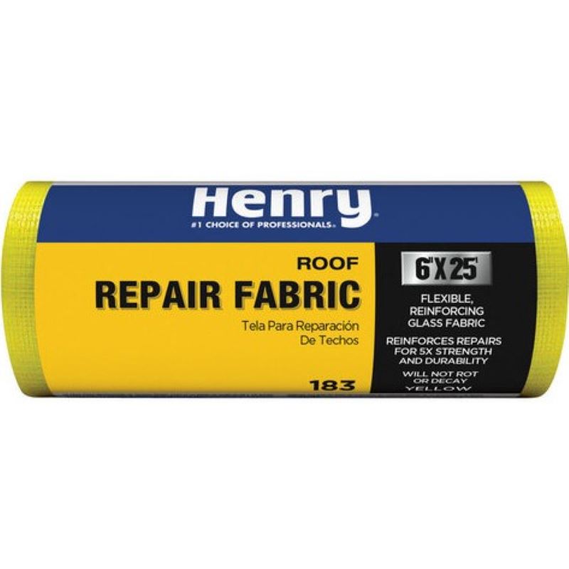 Henry Yellow Roof Repair Fabric 6"x25'