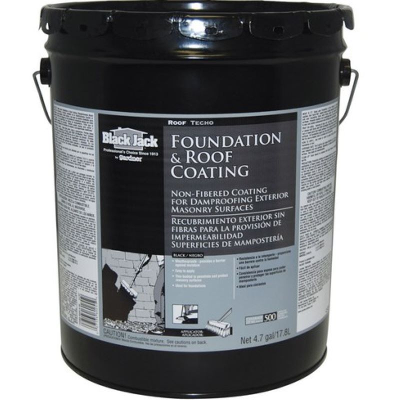 Black Foundation & Roof Coating 5 gal