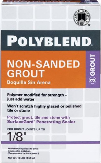 Polyblend Snow White Non-Sounded Grout 10 lb