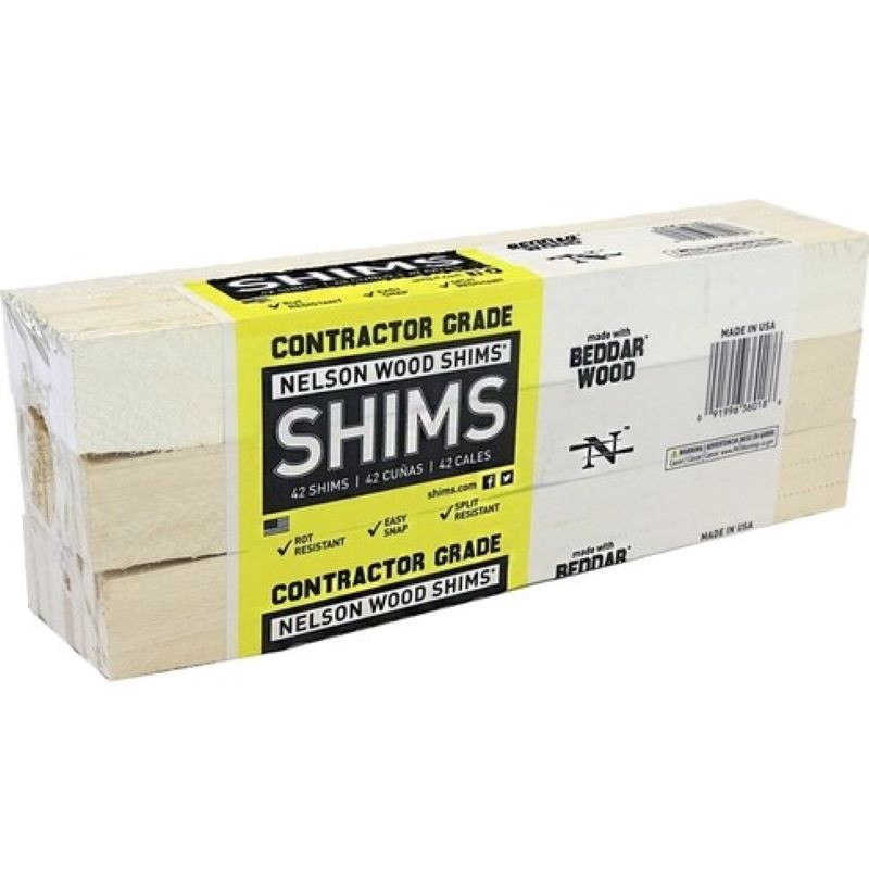 Nelson Wood Shims 12" 42 Ct