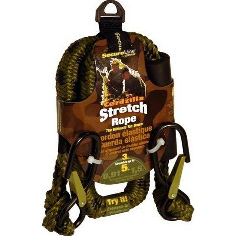Steel Hooked Camouflage Stretch Rope 3 ft